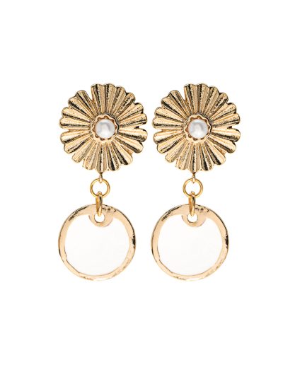 boucles-oreilles-gold-puces-fleurs-coquillage-perle-classique-moderne-entrepreneure-taina-5-kara-bijoux