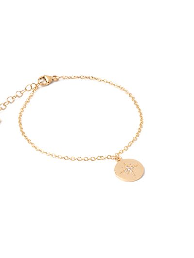 Bracelet hypoallergénique or rempli 14k et rhodium Rose 2 Signature Kara Bijoux