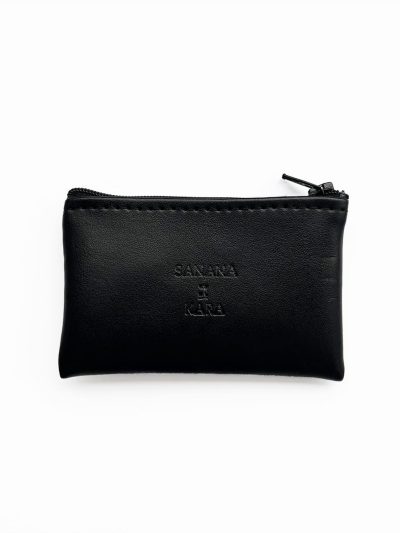 Mini pochette en cuir de pomme noir collection Kara x Sanana Karine 5 automne 2023 Kara Bijoux